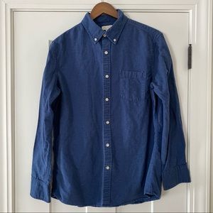 Sonoma Men's Button-Down Oxford Shirt – Navy